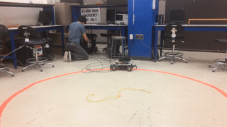 Student Cone Tracking Visual Servoing Demo