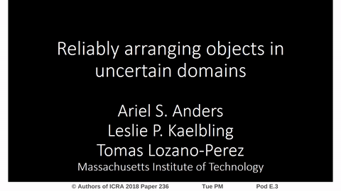 Figure 2: ICRA 2018 paper presentation and conference spotlight breakdown. | Watch Full Video Demonstration on YouTube ↗ | https://www.youtube.com/watch?v=so-9kkQXlxc#no-embed
