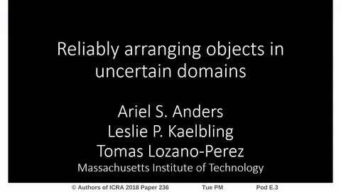 Figure 2: ICRA 2018 paper presentation and conference spotlight breakdown. | Watch Full Video Demonstration on YouTube ↗ | https://www.youtube.com/watch?v=so-9kkQXlxc#no-embed
