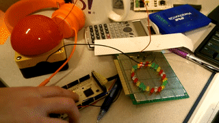 Microcontroller-Based LED Ring Reaction Game hardware loops. | Watch Full Video Demonstration on YouTube ↗ | https://www.youtube.com/watch?v=p1W5xtdLUWk#no-embed